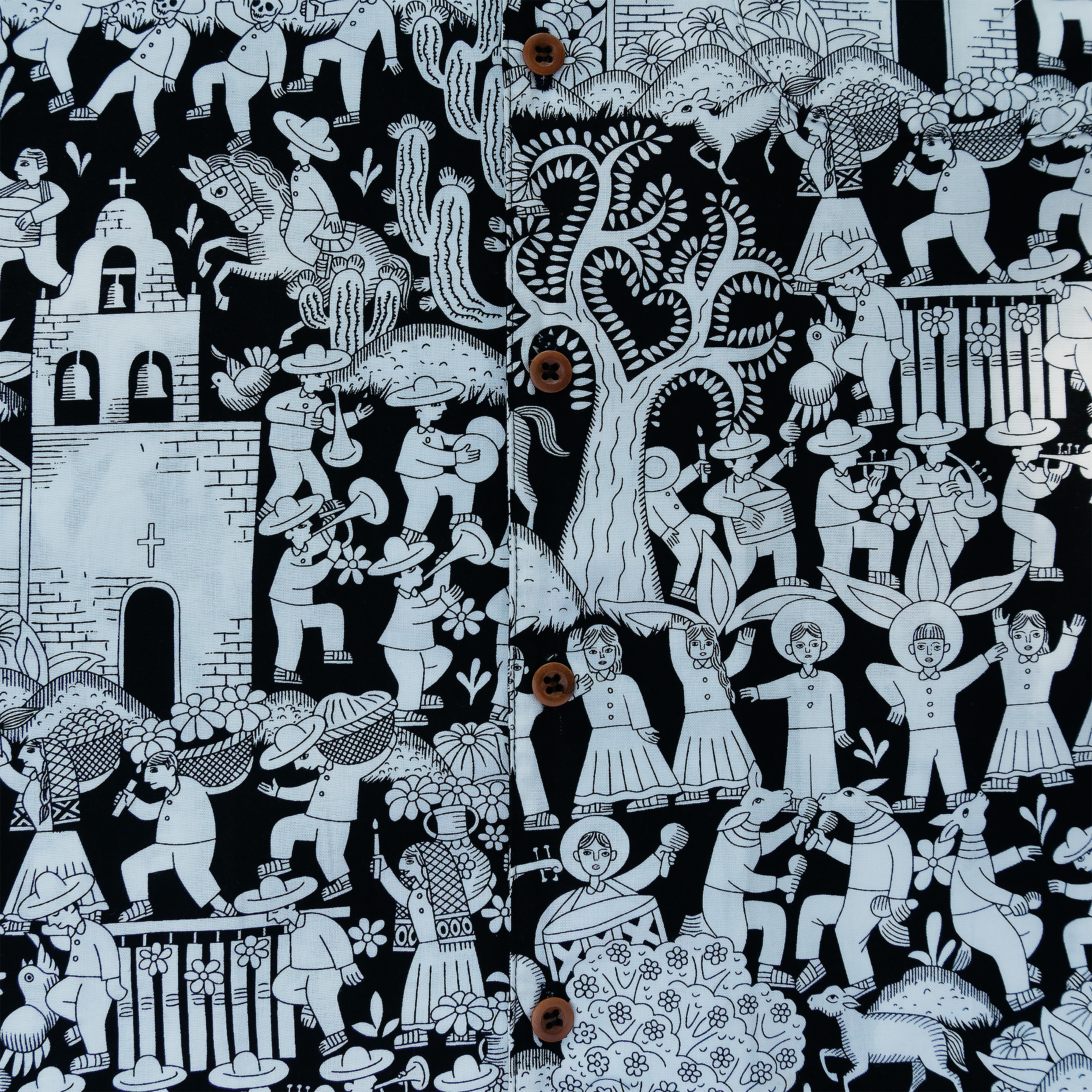 Pueblo (Black & White)